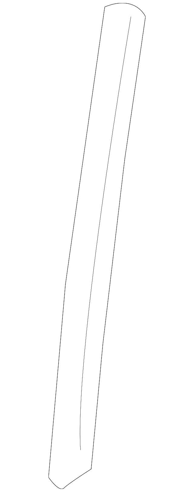 63249-02040 DRAIN HOSE, RIGHT
