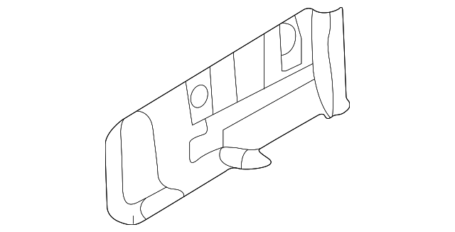 64353-26000 Деталь INNER SIDE PANEL EXTENSION, LEFT