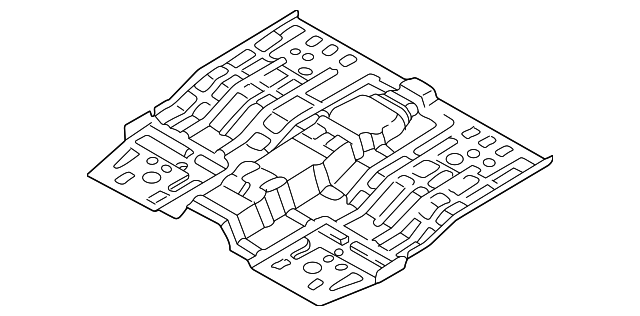 65111-26200 Деталь FRONT FLOOR PAN