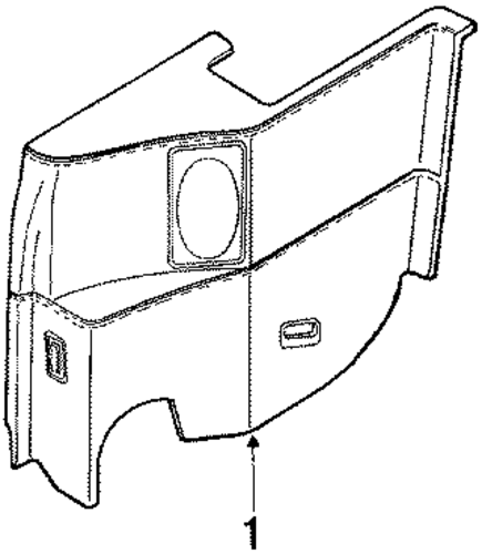 Cavalier QUARTER PANEL TRIM
