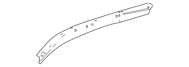 61201-0E020 Деталь RAIL REINF, RIGHT