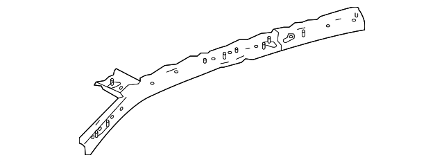 61203-0E040 Деталь ROOF SIDE PANEL, RIGHT