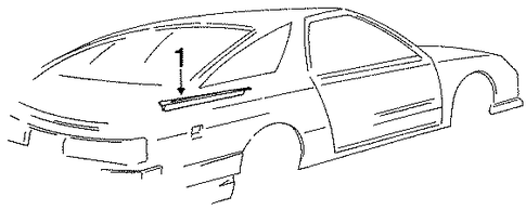 Daytona EXTERIOR TRIM - QUARTER PANEL