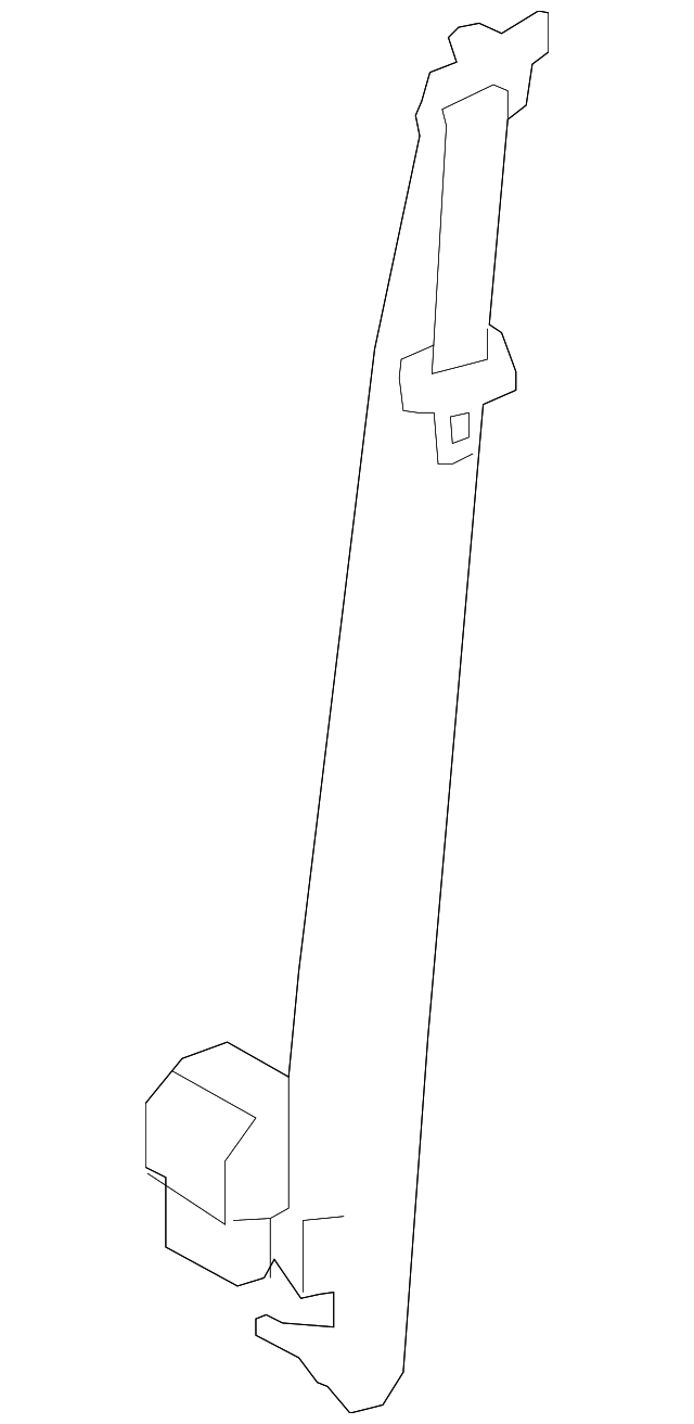 88870-0W000-TX Деталь SEAT BELT ASSY, LEFT