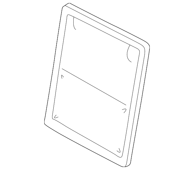 876403W864 SEAT BACK PANEL
