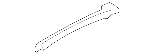 89023795 Деталь UPPER W'STRIP RETAINER, LEFT