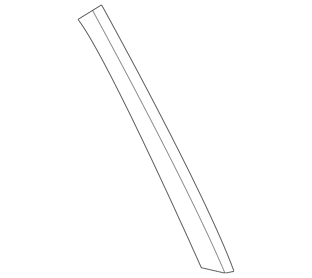 10323518 Деталь LOWER W'STRIP RETAINER, RIGHT