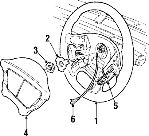 Catera STEERING WHEEL & TRIM