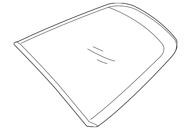 87820-B8010 Деталь QUARTER GLASS, RIGHT