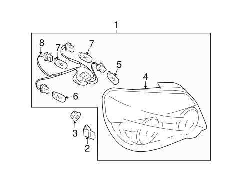 Impreza BULBS - CHASSIS 4