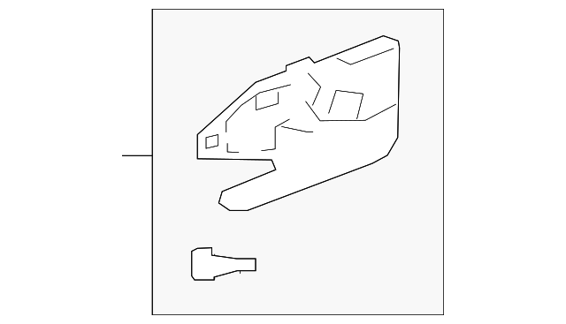 69206-33130-C0 HANDLE, INSIDE, LEFT
