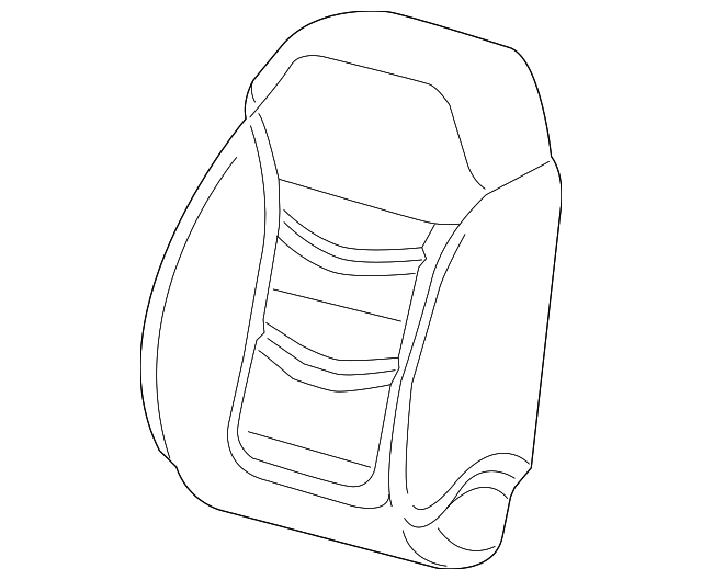 23322834 Деталь SEAT BACK COVER