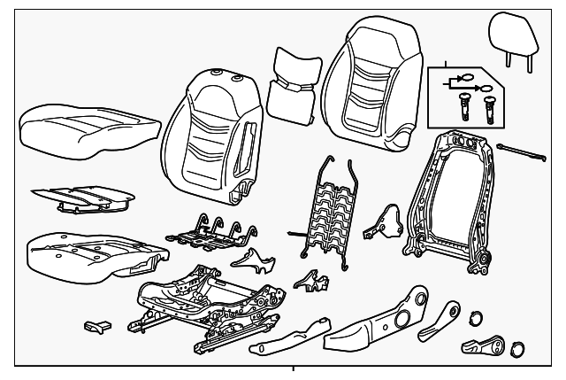 23405200 Деталь SEAT ASSY