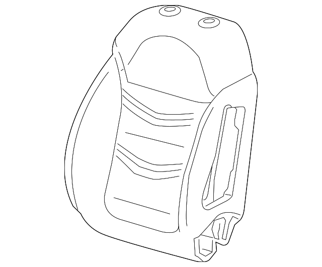 23320040 Деталь SEAT BACK PAD