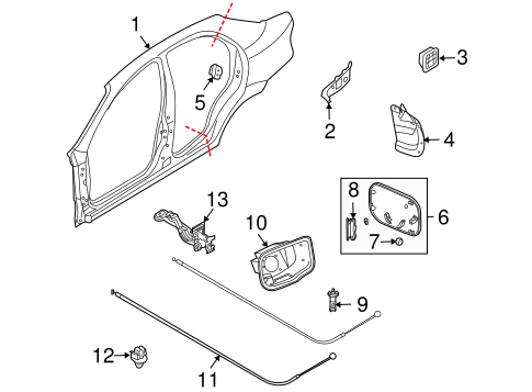 Aveo FUEL DOOR 2