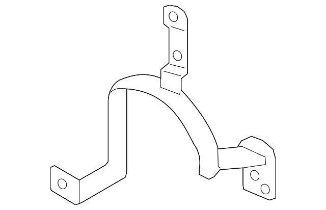 92240-1W200 Деталь FOG LAMP BRACKET, RIGHT