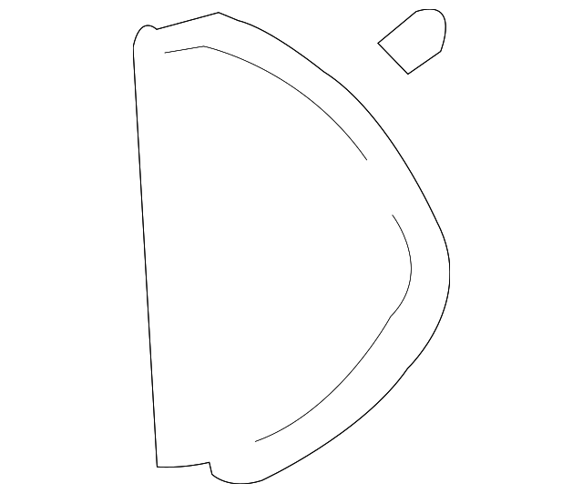 25807002 SIDE COVER, LEFT