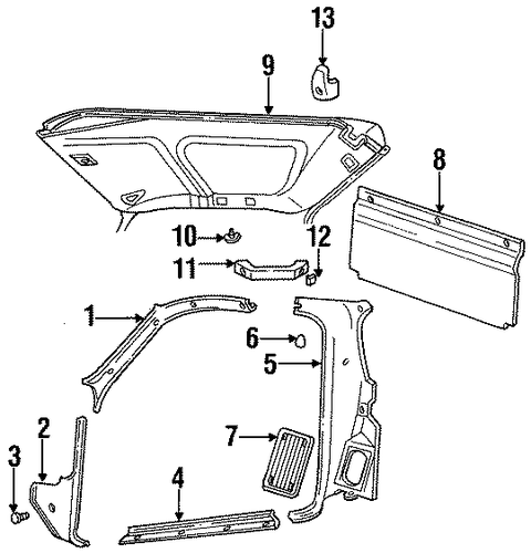 B2300 INTERIOR TRIM 2