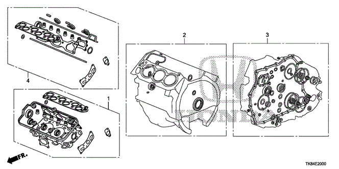 ENGINE/GASKET KIT for 2011 Honda ODYSSEY #1