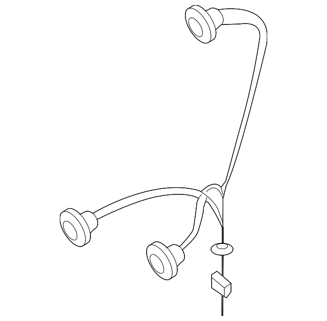 96650808 Деталь SOCKET & WIRE, LEFT