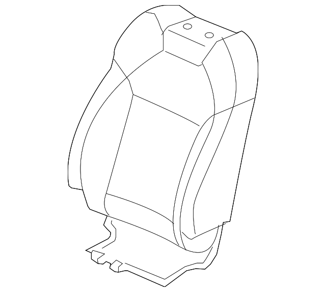 81121-TZ5-A61ZD Деталь COVER, R. FR. SEAT-BACK TRIM *G75L* (LEA