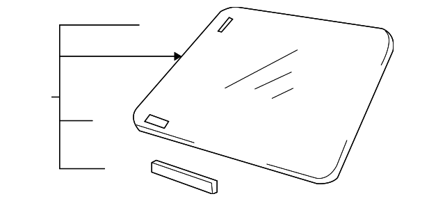 91176295 Деталь WINDSHIELD
