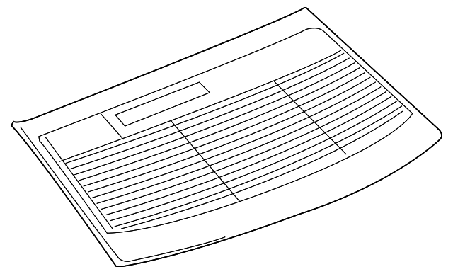 4575915AA Деталь BACK GLASS