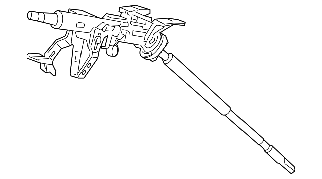 53200-SHJ-A04 Деталь COLUMN ASSY., STEERING (LH)