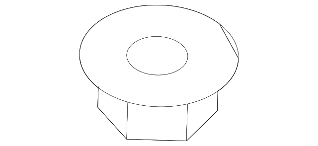 N-022-154-4 RETAINER PLATE NUT, RIGHT