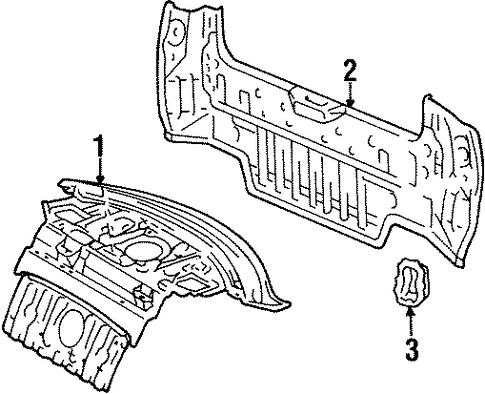 LS400 Задняя часть кузова