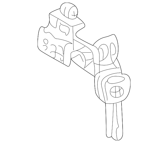 69056-60121 CYL & KEYS