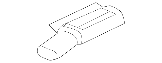 D651-50-9L2 Деталь ROOF MOLDING PROTECTOR, LEFT