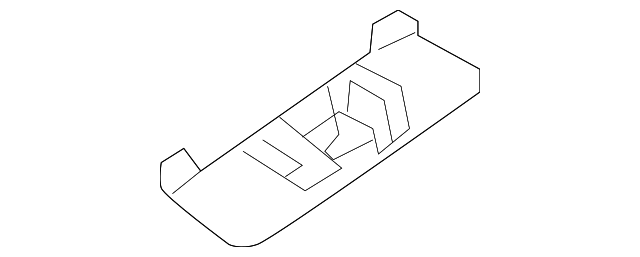 GJYA-50-629 Деталь ROOF MOLDING CLIP, RIGHT