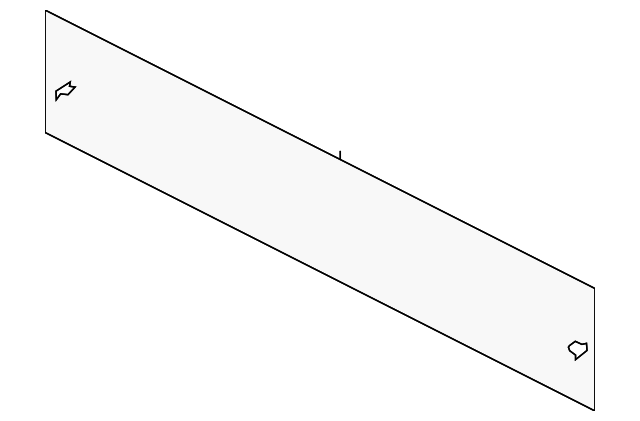 CJ5Z-7850463-AA Деталь ROOF MOLDING, LEFT