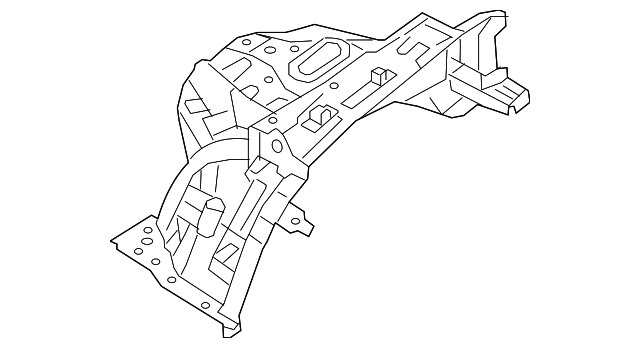 64501-3T200 Деталь APRON PANEL, LEFT