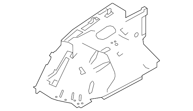 64502-3T200 Деталь APRON PANEL, RIGHT