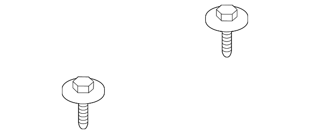 MU240011 FENDER FRONT BOLT, RIGHT