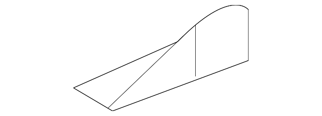 5220F281 Деталь FENDER FRONT BRACKET, LEFT