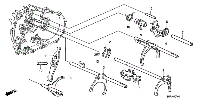 TL MT SHIFT FORK