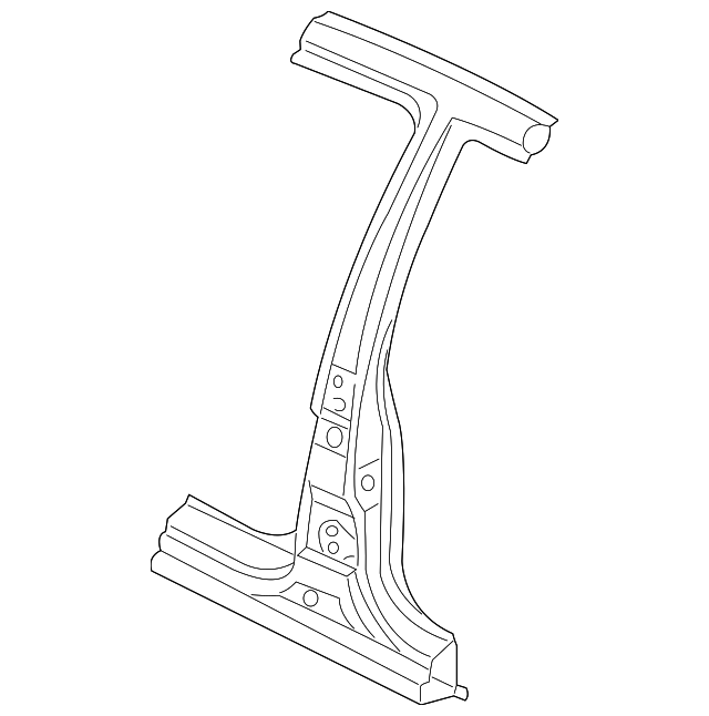 71401-39B00 Деталь CENTER PILLAR, LEFT