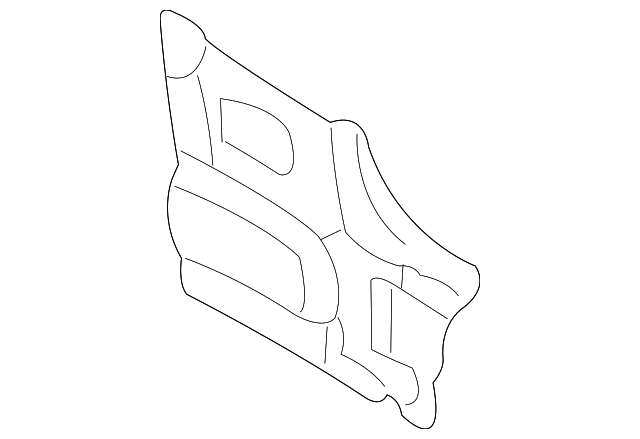 64354-39000 Деталь INNER ROCKER FRONT EXTN, LEFT