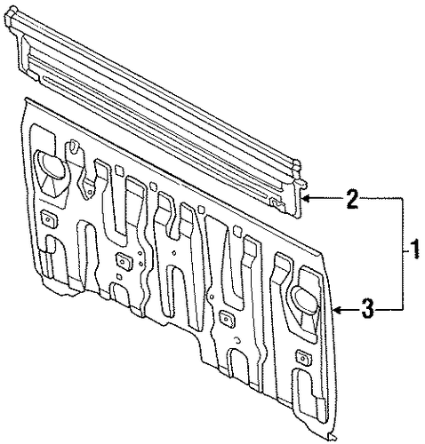 Pickup BACK PANEL