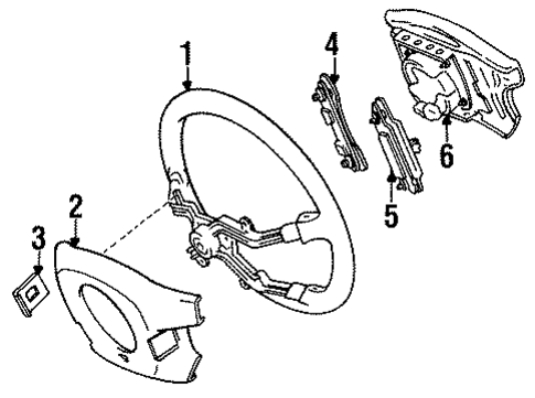 GS300 STEERING WHEEL & TRIM