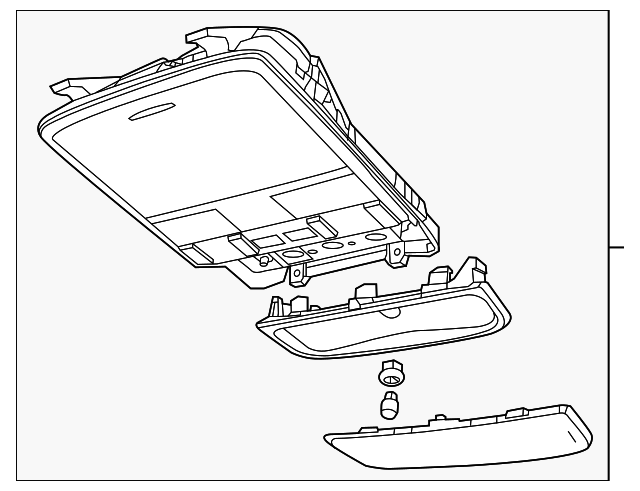 92254144 Деталь OVERHEAD CONSOLE