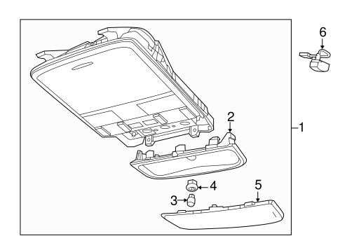 Caprice OVERHEAD CONSOLE