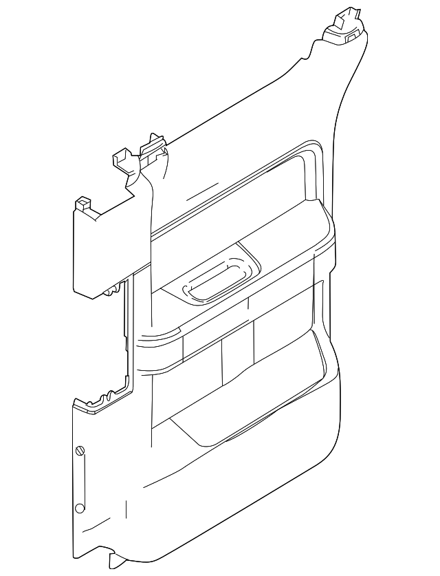 BL3Z-1827406-EA Деталь DOOR TRIM PANEL, RIGHT