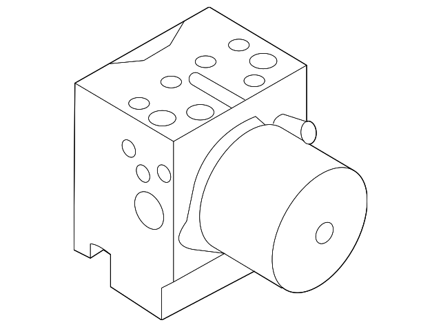 9C2Z-2C215-A Деталь ABS CONTROL UNIT