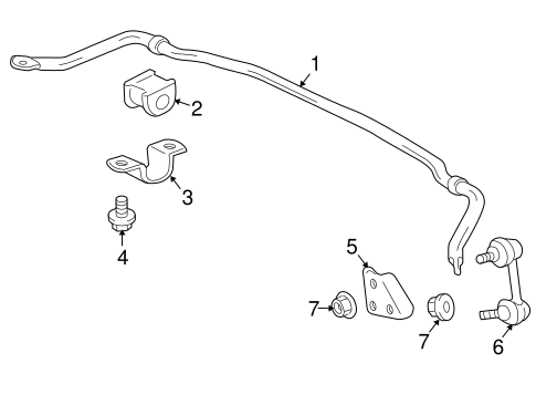 Lancer STABILIZER BAR & COMPONENTS