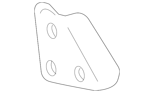4156A030 Деталь SUPPORT BRACKET, RIGHT