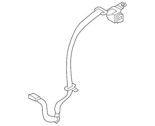 89860-2F501NM Деталь CENTER BELT ASSY
